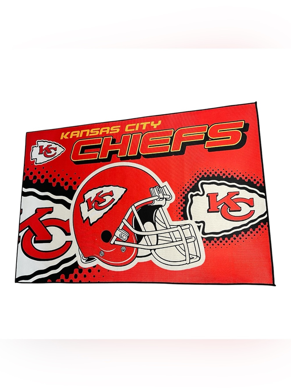 Kansas City Chiefs 4ft x 2.5 ft area rug